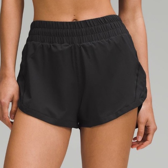 lululemon athletica Pants - Lululemon Black Track That Short * 3 Inch Inseam